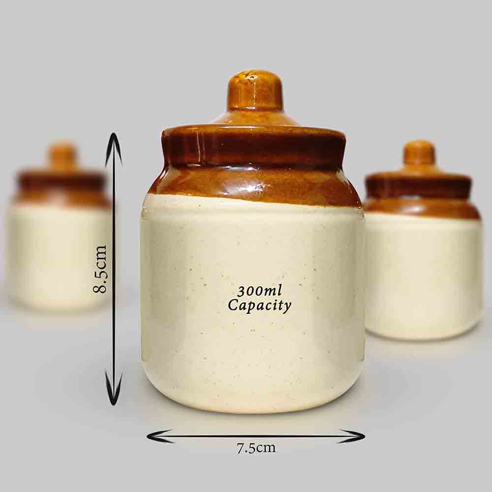 , Set of Three Pickel Jar Set Online